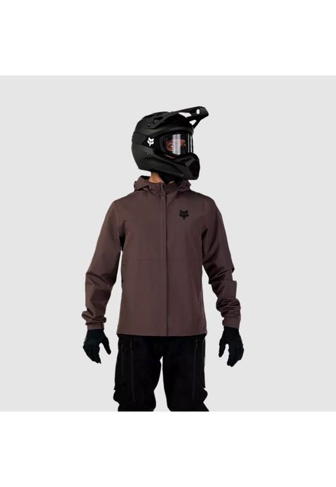 Chaqueta Moto Impermeable Offroad Morado Fox-2