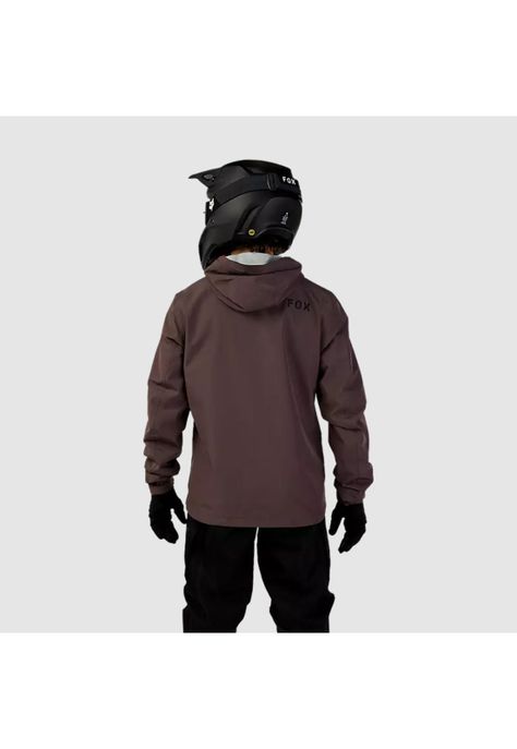 Chaqueta Moto Impermeable Offroad Morado Fox-3