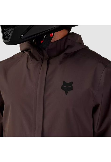 Chaqueta Moto Impermeable Offroad Morado Fox-4