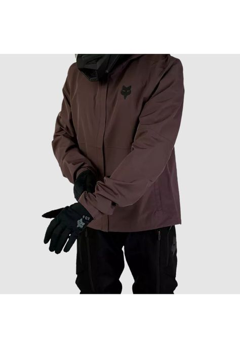 Chaqueta Moto Impermeable Offroad Morado Fox-5
