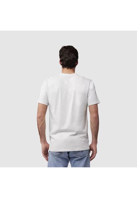 Polera Lifestyle Energy Face Premium Gris Claro Fox-3