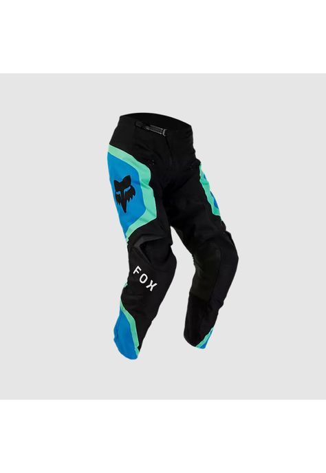 Pantalon Moto 180 Ballast Negro/Azul Fox-0