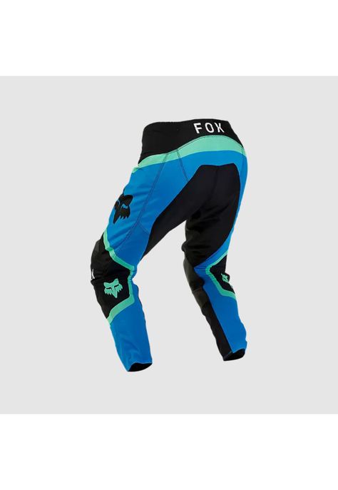 Pantalon Moto 180 Ballast Negro/Azul Fox-1