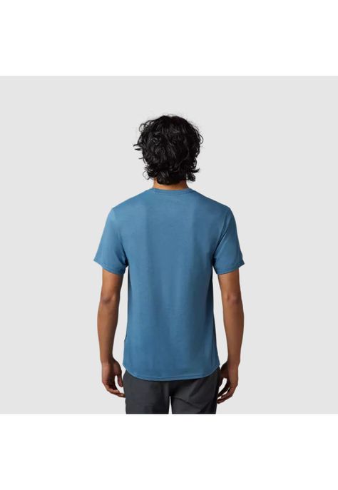 Polera Lifestyle Shield Azul Fox-1