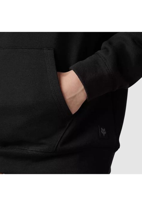 Poleron Lifestyle Level Up Negro Fox-3
