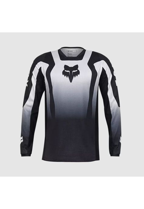 Polera Moto 180 Lean Negro/Blanco Fox-0