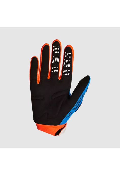 Guantes Moto Niño 180 Race Spec Azul Fox-1