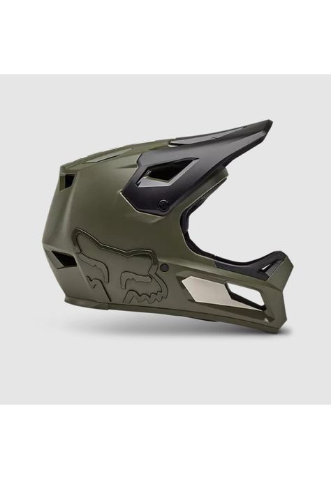 Casco Bicicleta Rampage Ceshyn Helmet Verde Oliva Fox-1