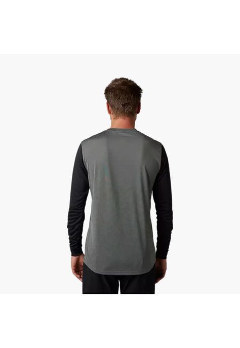Polera Bicicleta Ranger Trudi™ Manga Larga Gris Fox-2