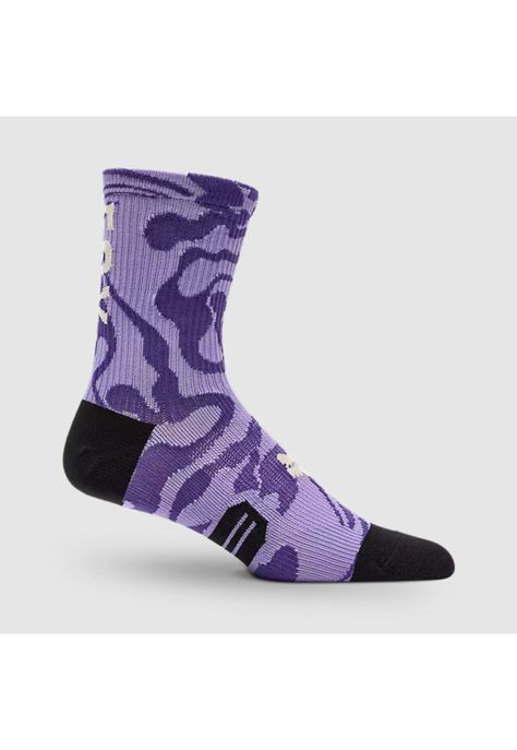 Calcetines Bicicleta Ranger Frequency Morado Fox-0