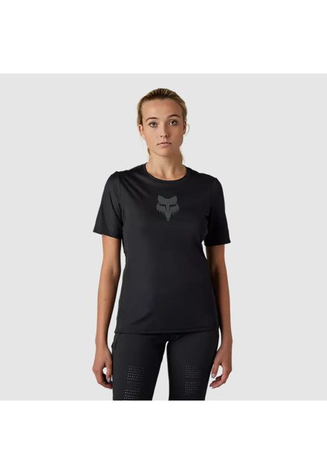 Polera Bicicleta Mujer Ranger Negro Fox -2