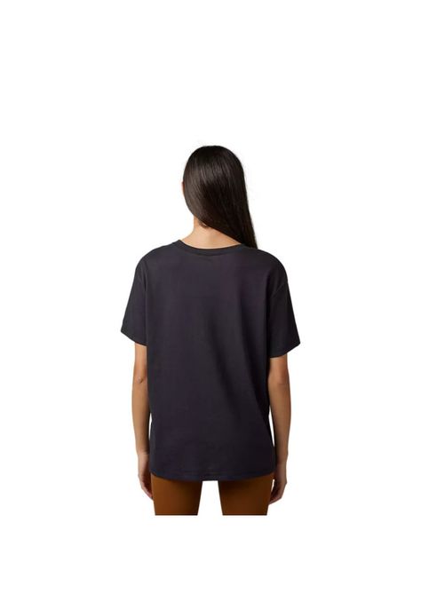 Polera Lifestyle Mujer Boundary Manga Corta Negro Fox-1