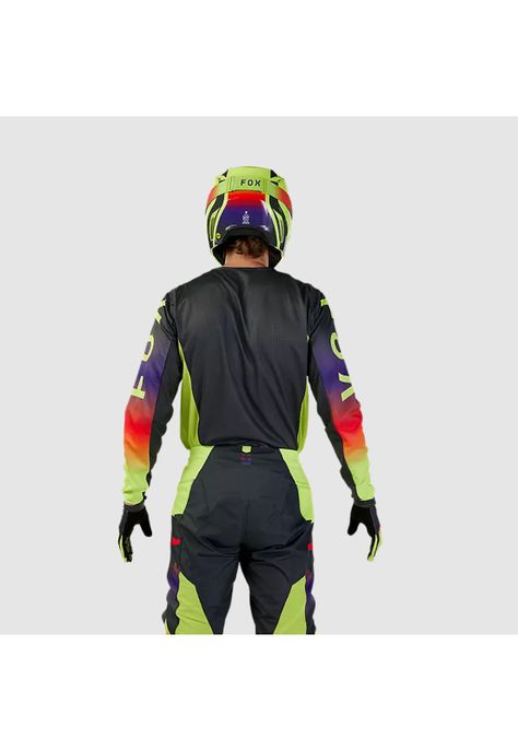 Polera Moto 180 Flora Gris Oscuro Fox-1