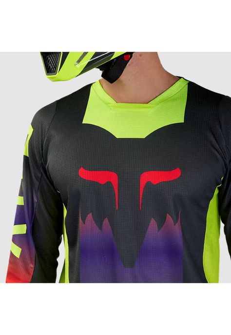 Polera Moto 180 Flora Gris Oscuro Fox-2