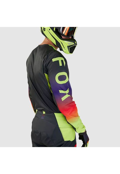 Polera Moto 180 Flora Gris Oscuro Fox-5