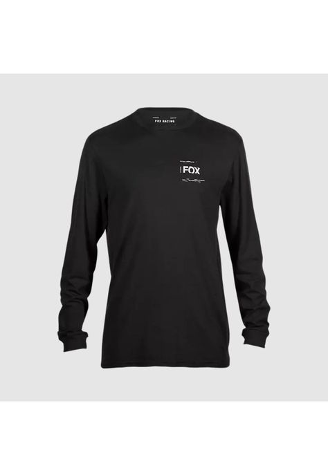Polera Lifestyle Invent Tomorrow Premium Manga Larga Negro Fox-1