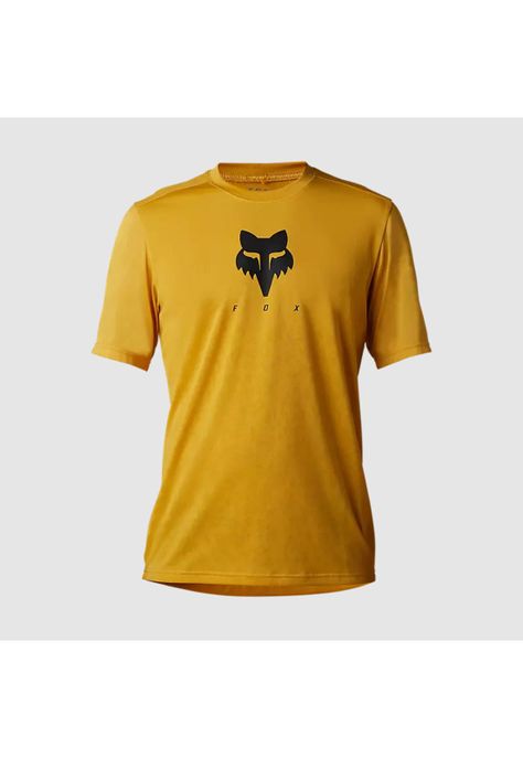 Polera Bicicleta Ranger TruDri™ Mostaza Fox-0