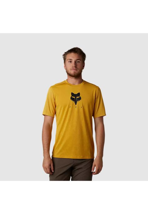 Polera Bicicleta Ranger TruDri™ Mostaza Fox-1