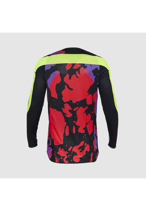 Polera Moto 360 Throttle Negro/Rojo Fox-1