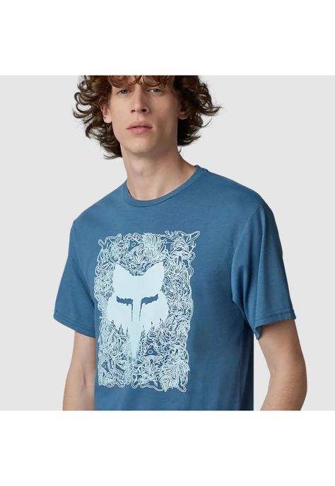 Polera Lifestyle Auxlry Azul Fox-2