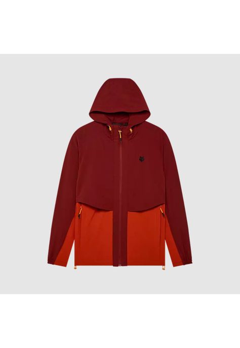 Chaqueta Cortavientos Lifestyle Survivalist Rojo Fox-0
