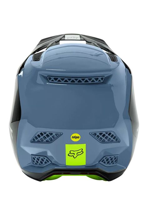 Casco Bicicleta Rampage Pro Carbon Mips™ Fuel Azul/Amarillo Fox-3