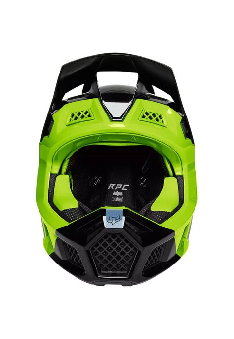 Casco Bicicleta Rampage Pro Carbon Mips™ Fuel Azul/Amarillo Fox-4