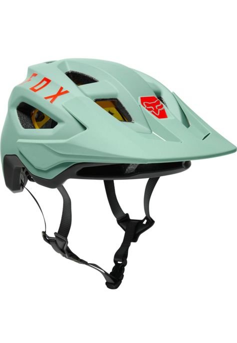 Casco Bicicleta Speedframe Mips Verde Agua Fox-0