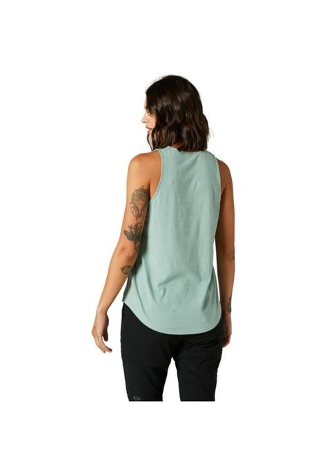 Polera Lifestyle Mujer Bracer Tank Verde Agua Fox-1