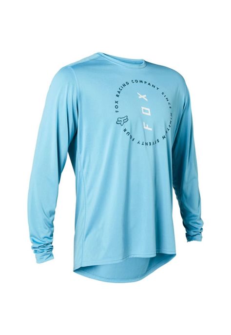 Polera Bicicleta Ranger LS Vert Azul Fox-0