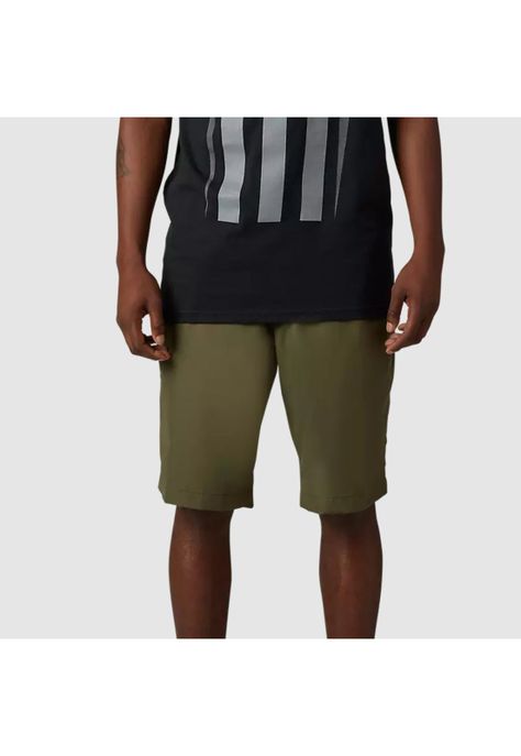 Short Lifestyle Essex Hybrid Tech 21 Verde Oliva Fox-0