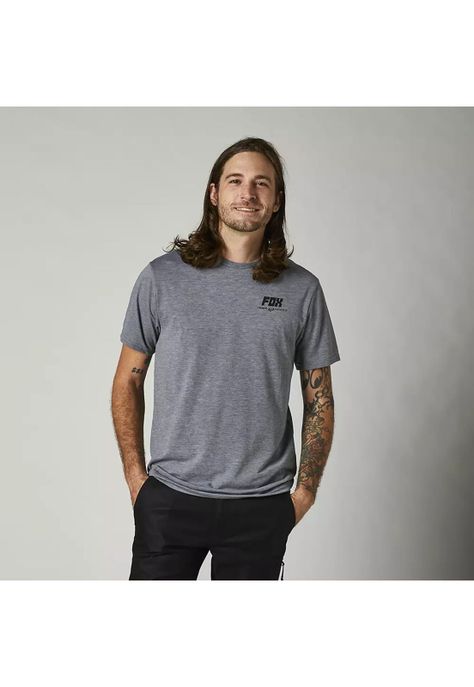 Polera Lifestyle Thread Lightly Gris Fox-0