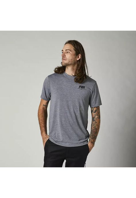 Polera Lifestyle Thread Lightly Gris Fox-2