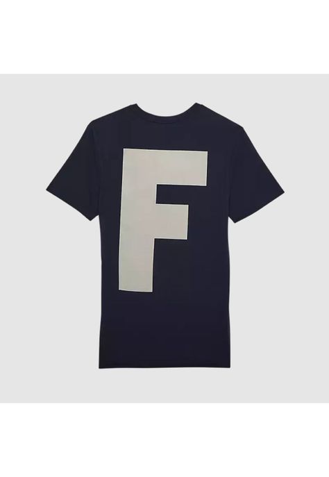 Polera Lifestyle Big F Premium Azul Marino Fox-1