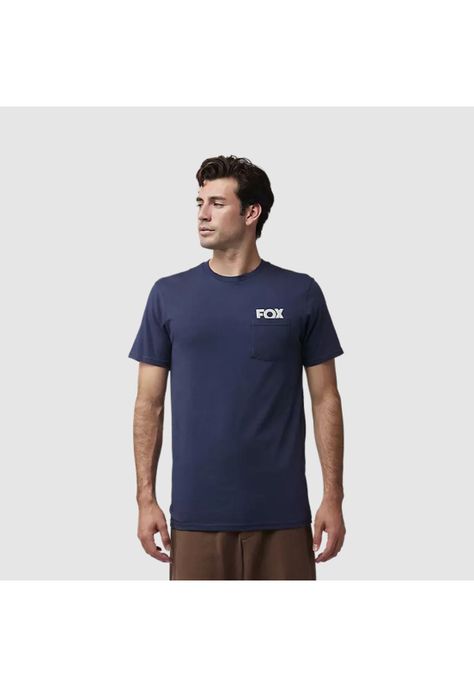 Polera Lifestyle Big F Premium Azul Marino Fox-2