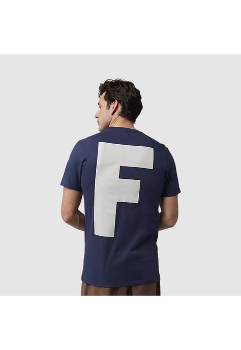 Polera Lifestyle Big F Premium Azul Marino Fox-3