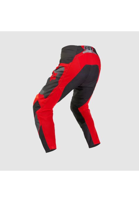 Pantalon Moto 180 Atlas Gris/Rojo Fox-1