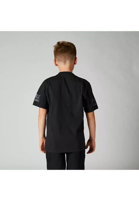 Polera Lifestyle Niño Karrera Negro Fox-1
