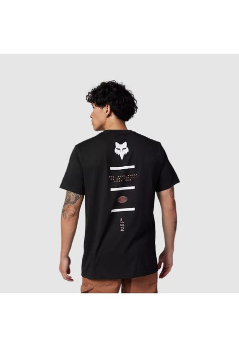 Polera Lifestyle Magnetic Negro Fox-1