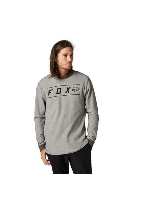 Polera Lifestyle Manga Larga Pinnacle Gris Fox-0