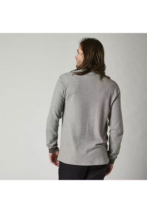 Polera Lifestyle Manga Larga Pinnacle Gris Fox-1