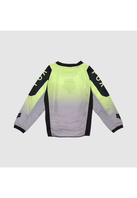 Polera Moto Infantil 180 Lean Amarillo Fox-1