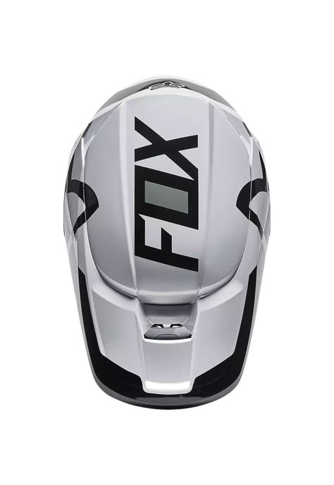 Casco Moto Niño V1 Lux Blanco Fox-2