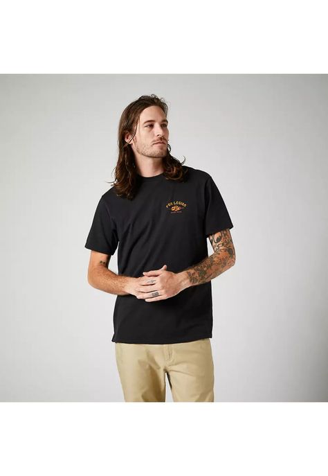 Polera Lifestyle At Bay Negro Fox-0