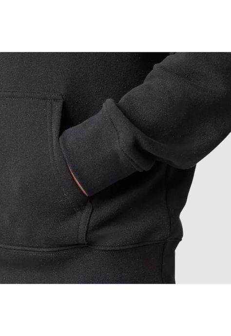 Poleron Lifestyle Niño Morphic Negro Fox-4