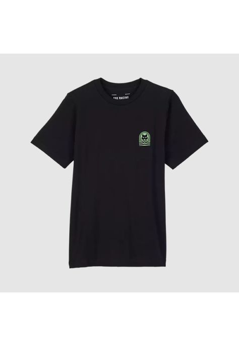 Polera Lifestyle Niño Exploration Negro Fox-2