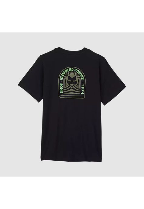 Polera Lifestyle Niño Exploration Negro Fox-3