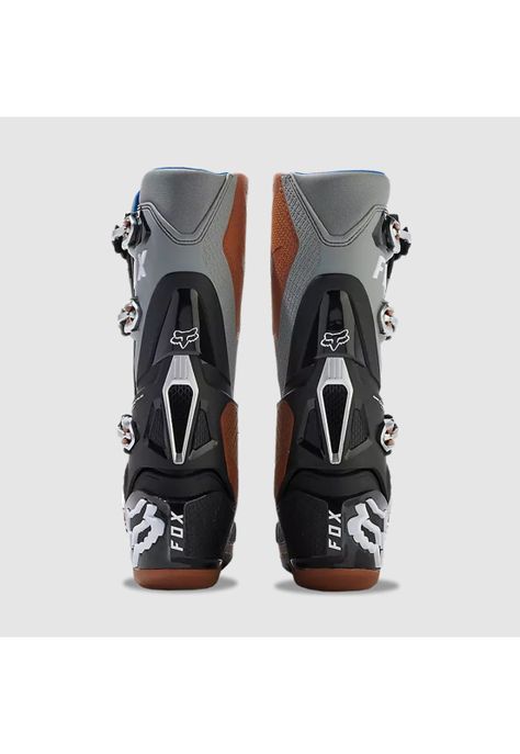 Botas Moto Instinct Negro/Gris/Cafe Fox-3
