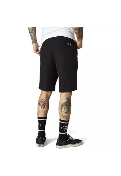 Short Lifestyle Essex Tech Stretch Negro Fox-1