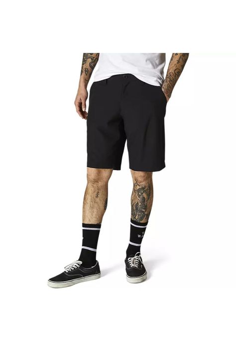Short Lifestyle Essex Tech Stretch Negro Fox-2